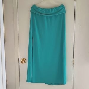 Eye Candy Cover, turquoise, 2XL, can be a skirt or dress cover, elastic roll top